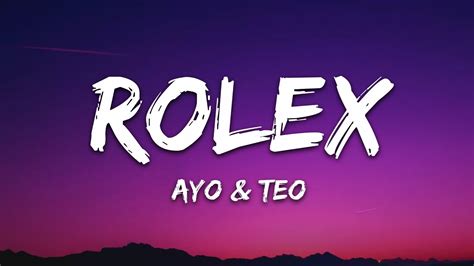 rolex ayo &|alexa play Rolex.